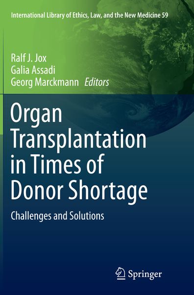 Produktbild: Organ Transplantation in Times of Donor Shortage