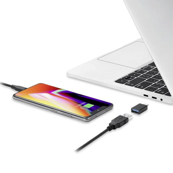 Produktbild: Perixx USB 3.1 Gen 1 (USB3.0) Adapter [1x USB-C&reg; Stecker - 1x USB 2.0 Buchse A] PERIPRO-404