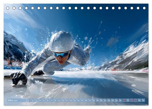 Produktbild: Gro&szlig;e Momente des Sports (Tischkalender 2027 DIN A5 quer), CALVENDO Monatskalender