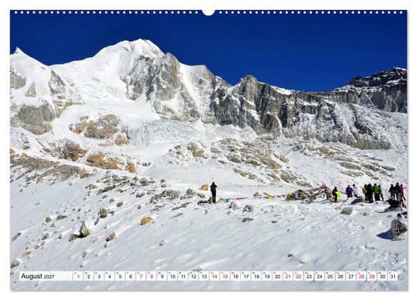 Produktbild: Der Manaslu Himal, gewaltige Bergriesen (Wandkalender 2027 DIN A2 quer), CALVENDO Monatskalender