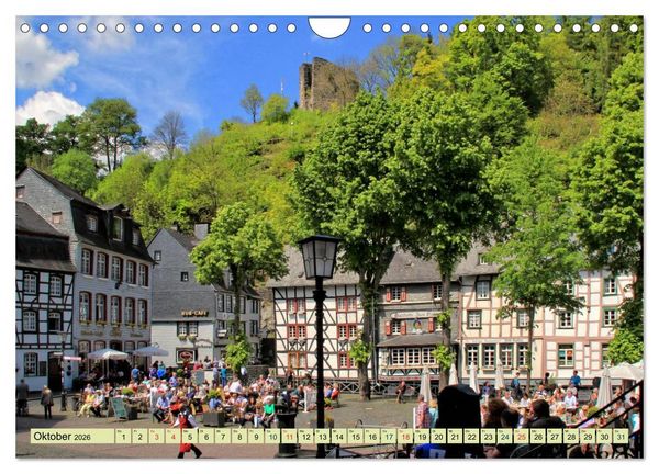 Produktbild: Die sch&ouml;nsten Orte der Eifel - Monschau (Wandkalender 2026 DIN A4 quer), CALVENDO Monatskalender