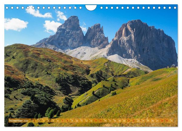 Produktbild: Fascinating Dolomite Alps (Wall Calendar 2026 DIN A4 landscape), CALVENDO 12 Month Wall Calendar
