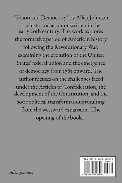 Produktbild: Union and Democracy