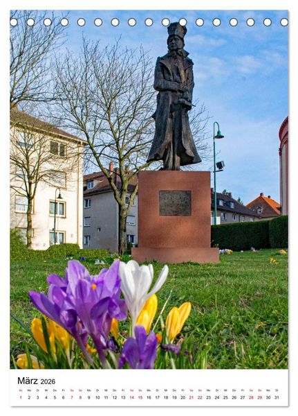Produktbild: Darmstadt erleben! (Tischkalender 2026 DIN A5 hoch), CALVENDO Monatskalender