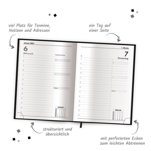 Produktbild: TR&Ouml;TSCH - Buchkalender A5 2027