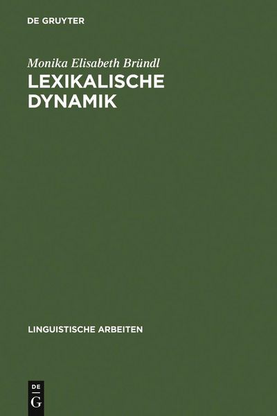 Produktbild: Lexikalische Dynamik