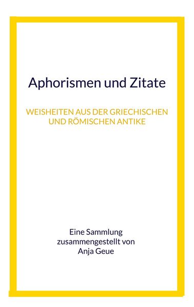 Produktbild: Aphorismen und Zitate