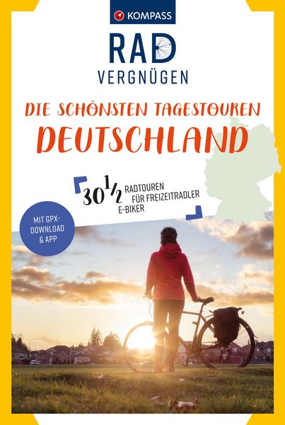 KOMPASS Radvergnügen Die schönsten Tagestouren Deutschland, Taschenbuch von , Kompass-Karten