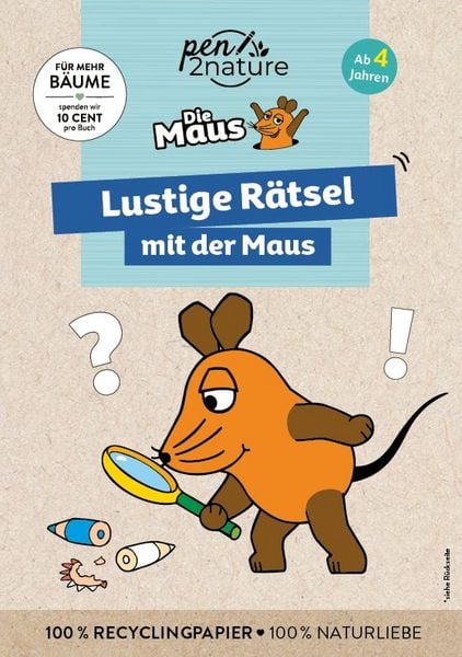 Produktbild: Lustige R&auml;tsel mit der Maus. Bunter R&auml;tselblock f&uuml;r Kinder ab 4 Jahren