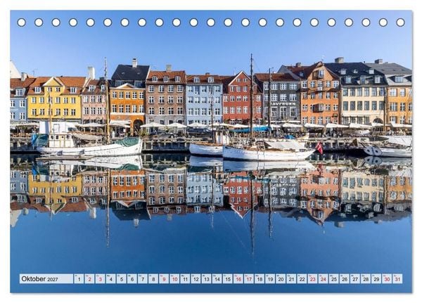 Produktbild: Historischer Charme Europas (Tischkalender 2027 DIN A5 quer), CALVENDO Monatskalender
