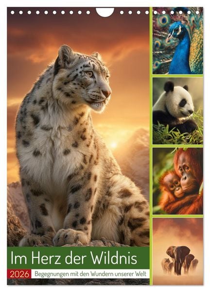 Produktbild: Im Herz der Wildnis (Wandkalender 2026 DIN A4 hoch), CALVENDO Monatskalender