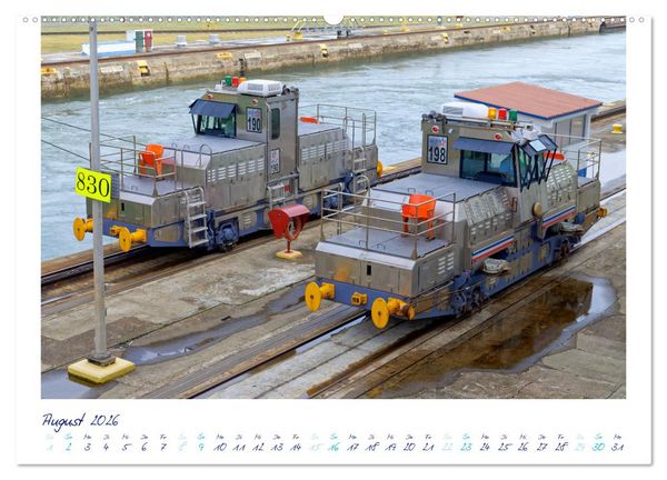 Produktbild: PANAMA-KANAL: Drahtseilakt-Bilder (Wandkalender 2026 DIN A2 quer), CALVENDO Monatskalender
