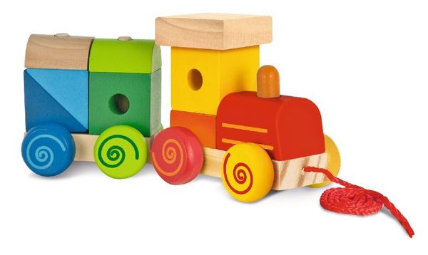 Produktbild: Eichhorn 100003453 - Zug aus Holz, 11-teilig