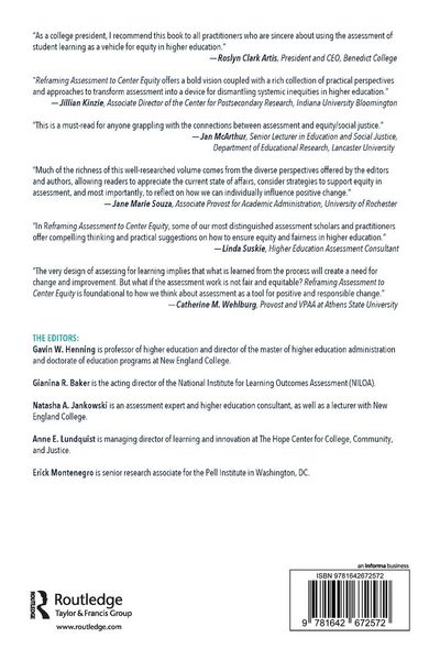Produktbild: Reframing Assessment to Center Equity