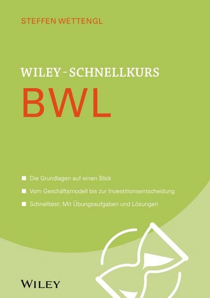 Produktbild: Wiley-Schnellkurs BWL