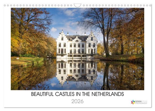 Beautiful castles in the Netherlands (Wall Calendar 2026 DIN A3 landscape), CALVENDO 12 Month Wall Calendar