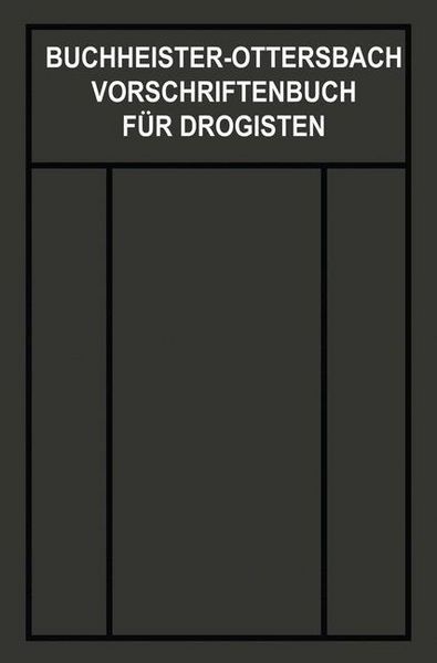 Produktbild: Vorschriftenbuch f&uuml;r Drogisten