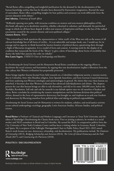 Produktbild: Decolonizing the Social Sciences and the Humanities