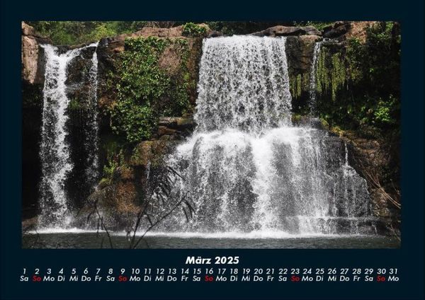Produktbild: Wasserf&auml;lle 2025 Fotokalender DIN A4