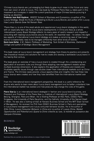 Produktbild: International Luxury Brand Strategy