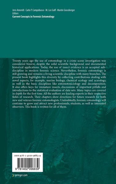 Produktbild: Current Concepts in Forensic Entomology