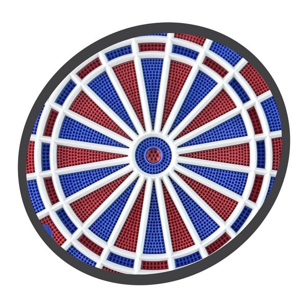 Produktbild: CARROMCO ELEKTRONIK DARTBOARD STRIKER-601, MIT ADAPTER, 2-LOCH ABSTAND