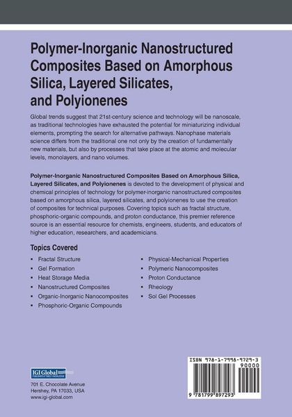 Produktbild: Polymer-Inorganic Nanostructured Composites Based on Amorphous Silica, Layered Silicates, and Polyionenes