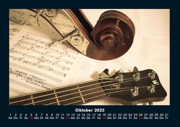 Produktbild: Musik 2025 Fotokalender DIN A4