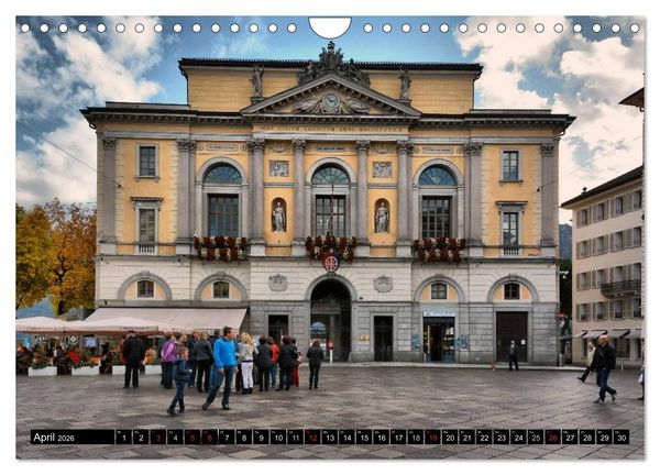 Produktbild: Lugano - Perle im Tessin (Wandkalender 2026 DIN A4 quer), CALVENDO Monatskalender