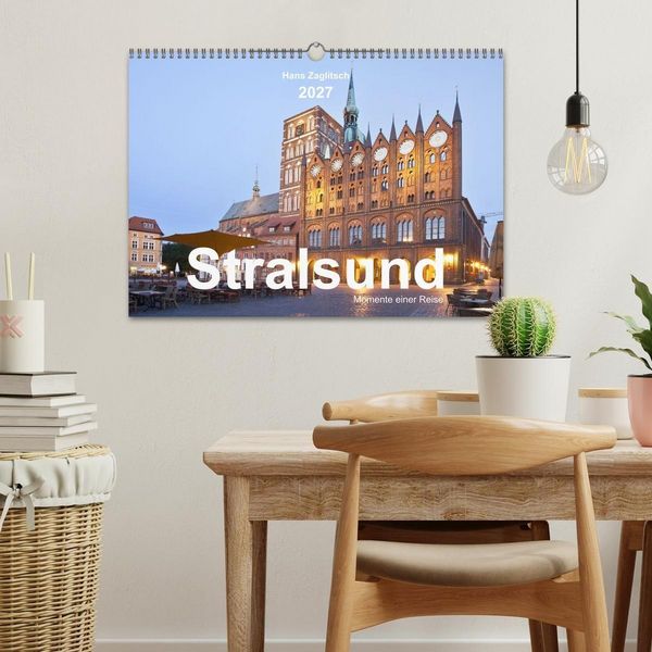 Produktbild: Stralsund - Momente einer Reise (Wandkalender 2027 DIN A3 quer), CALVENDO Monatskalender
