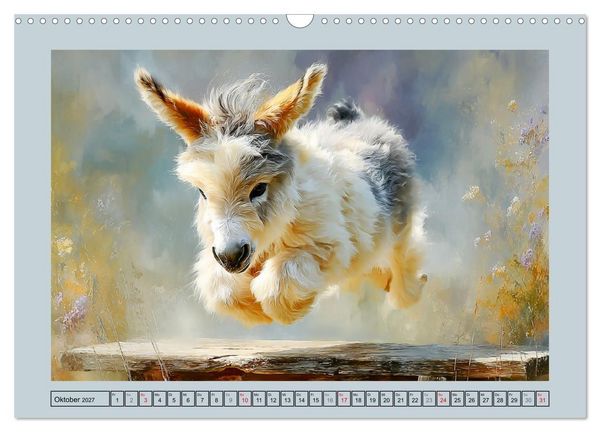 Produktbild: Zwergesel. Kleine Langohren mit gro&szlig;em Charme (Wandkalender 2027 DIN A3 quer), CALVENDO Monatskalender