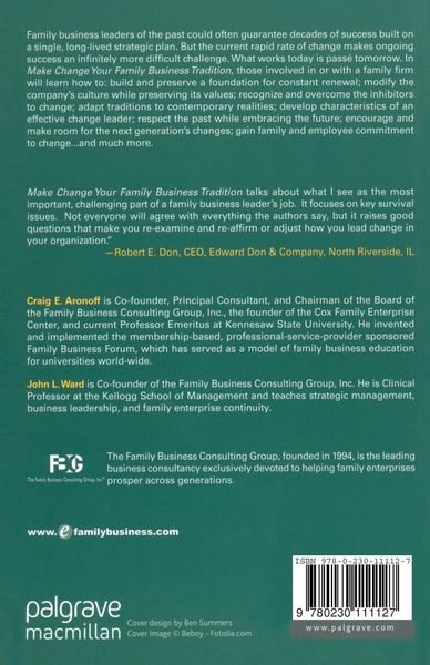 Produktbild: Make Change Your Family Business Tradition