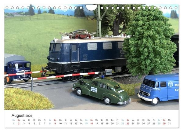 Produktbild: Modellbahnen aus aller Welt - H0, N, Z (Wandkalender 2026 DIN A4 quer), CALVENDO Monatskalender