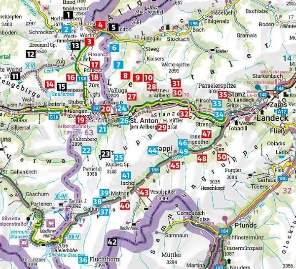 Produktbild: ROTHER Wanderf&uuml;hrer Arlberg und Paznauntal. 50 Touren vom Oberen Lechtal &uuml;ber das Stanzer Tal bis zur Tiroler Silvretta
