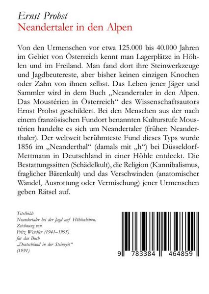 Produktbild: Neandertaler in den Alpen