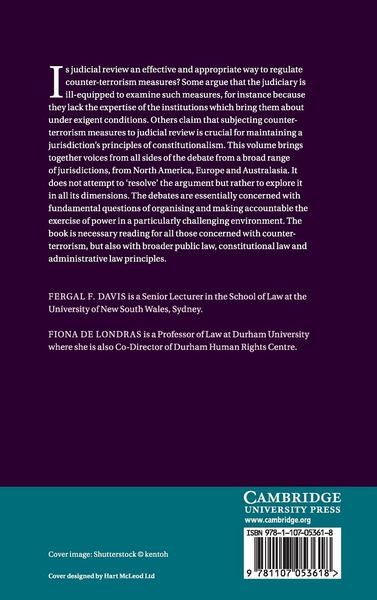 Produktbild: Critical Debates on Counter-Terrorism Judicial Review