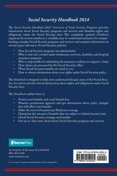 Produktbild: Social Security Handbook 2024
