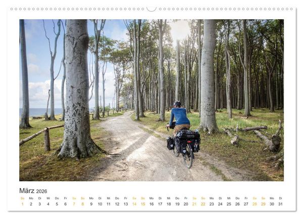 Produktbild: Radreisegl&uuml;ck Ostsee (Wandkalender 2026 DIN A2 quer), CALVENDO Monatskalender