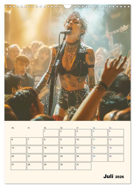 Produktbild: Punkerg&ouml;ren - In Aktion (Wandkalender 2026 DIN A3 hoch), CALVENDO Monatskalender
