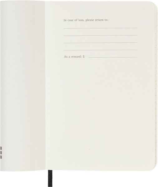 Produktbild: Moleskine 12 Monate Tagesnotizkalender 2027, P/A6, 1 Tag = 1 Seite, Weicher Einband, Schwarz