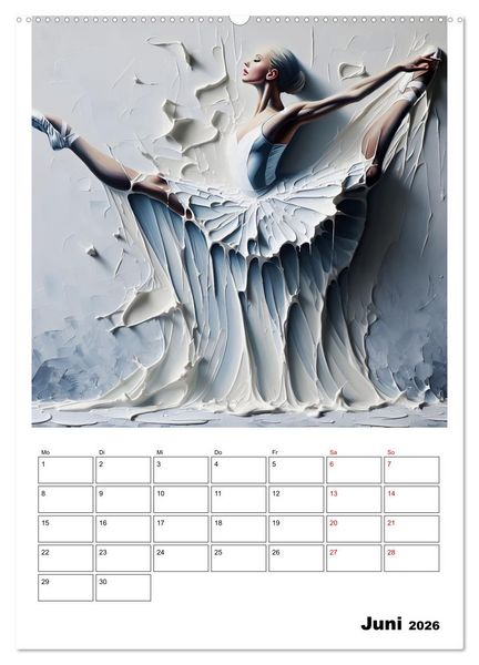 Produktbild: Tanz der Befreiung &ndash; Ballerina auf der Suche nach Freiheit (Wandkalender 2026 DIN A2 hoch), CALVENDO Monatskalender