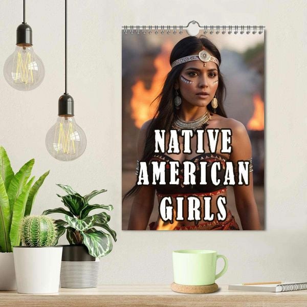 Produktbild: Native American Girls (Wandkalender 2026 DIN A4 hoch), CALVENDO Monatskalender