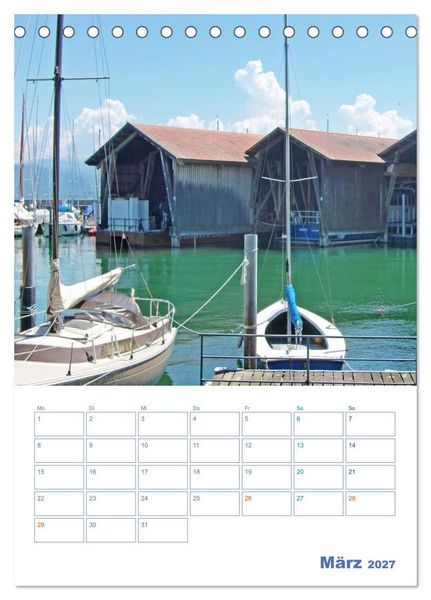 Produktbild: Lindau. Die Gl&uuml;cksfinder-Insel (Tischkalender 2027 DIN A5 hoch), CALVENDO Monatskalender