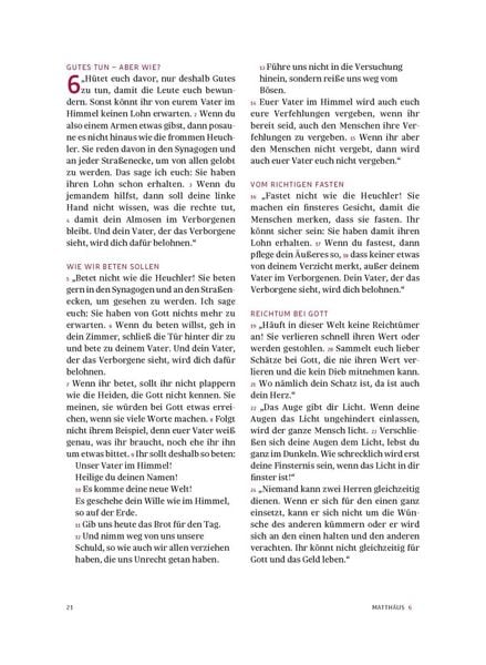 Produktbild: Das neue Testament. &Uuml;bertragen in die Sprache unserer Zeit. Rote Ausgabe