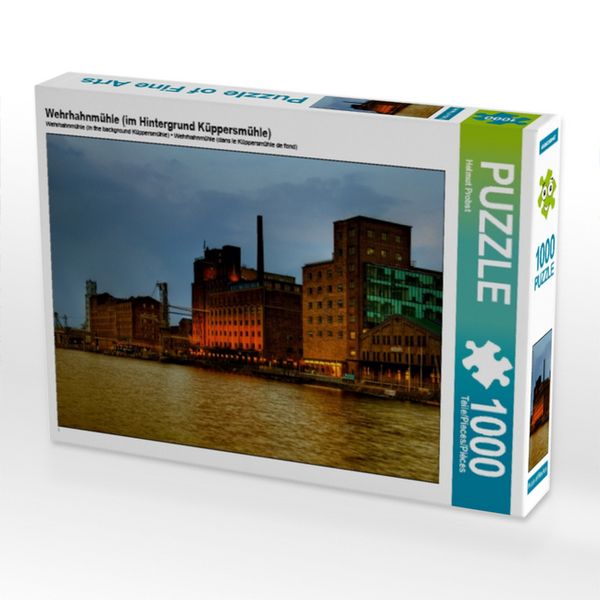 Produktbild: CALVENDO Puzzle Wehrhahnm&uuml;hle (im Hintergrund K&uuml;ppersm&uuml;hle) | 1000 Teile Lege-Gr&ouml;&szlig;e 64x48cm Foto-Puzzle f&uuml;r gl&uuml;ckliche Stunden