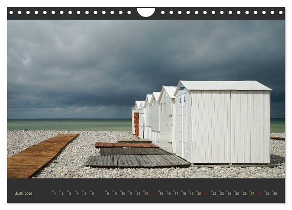 Produktbild: Normandie - Raue K&uuml;ste und malerische Hafenst&auml;dte (Wandkalender 2026 DIN A4 quer), CALVENDO Monatskalender