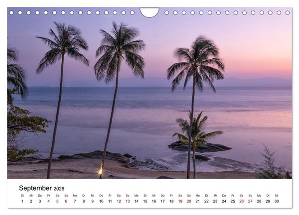 Produktbild: Die sch&ouml;nsten Inseln Thailands (Wandkalender 2026 DIN A4 quer), CALVENDO Monatskalender