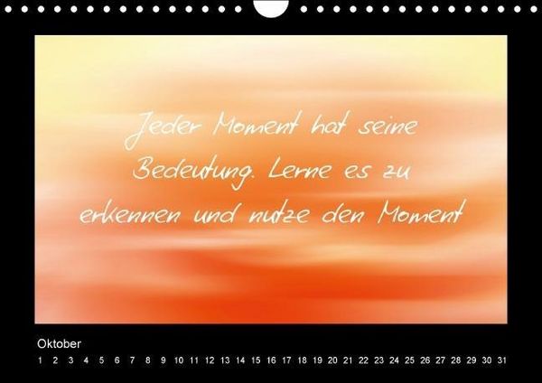 Produktbild: Monatsspr&uuml;che (Wandkalender immerw&auml;hrend DIN A4 quer)