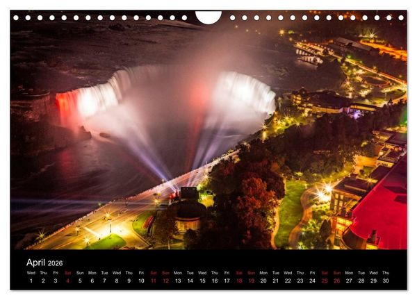 Produktbild: Niagara Falls 2026 (Wall Calendar 2026 DIN A4 landscape), CALVENDO 12 Month Wall Calendar