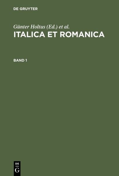 Produktbild: Italica et Romanica